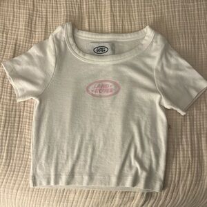 PacSun White Short Sleeve Tee